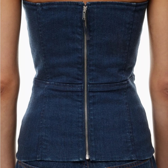 Aritzia Denim Forum 90s Denim Tube Top - Picture 9 of 9